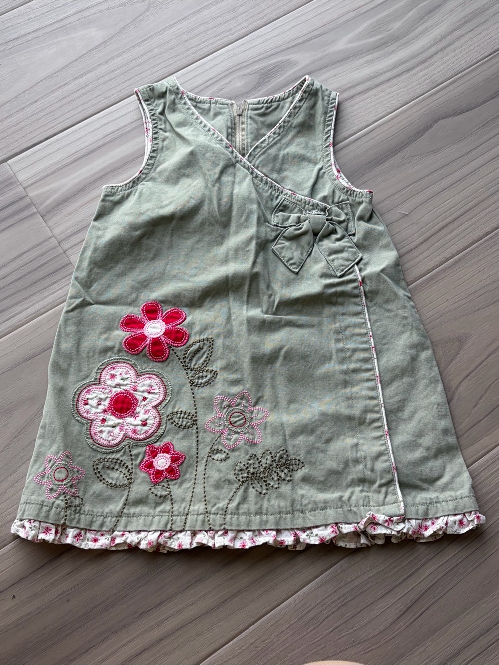 Y2K Floral Embroidered Dress